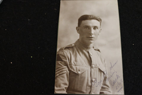 WW1 - Studio Photo of Jack 1918