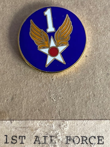 US - 1st Air Force Enamel Badge