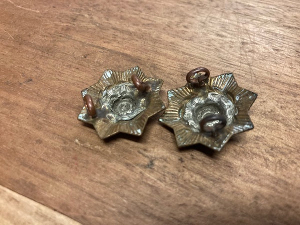 East Yorkshire Regiment Collar Badges