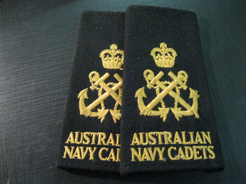 Aus Naval Cadet Shoulder Slip Titles