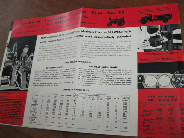 1950's - Bulldog Tractor Brochure