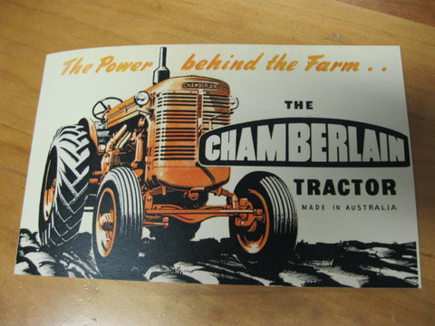 1950's Chamberlain Tractor Booklet