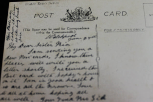 1906 - Foster { Gippsland } Fire Postcard