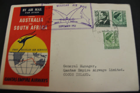 1952 - Australian / South Africa Flight Cover