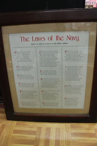 The Laws of The Navy