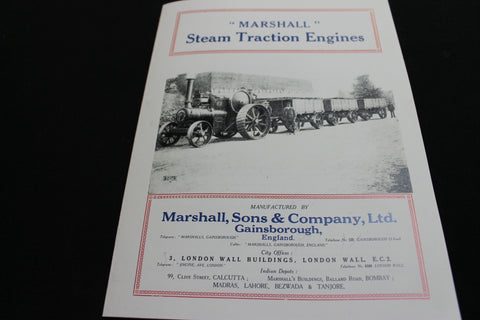 " Marshall " Steam Traction Engines
