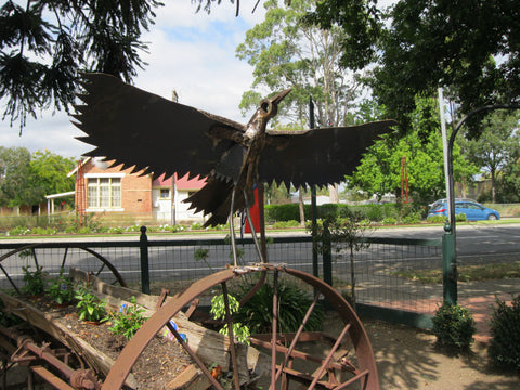 Large Eagle Sculpture.