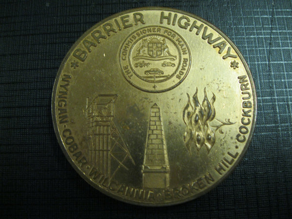 1972 - Barrier Highway Medallion