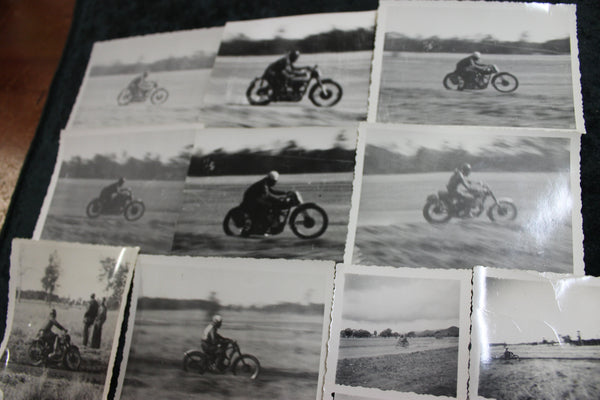 1950's - Motorcycle Racing Photo Lot