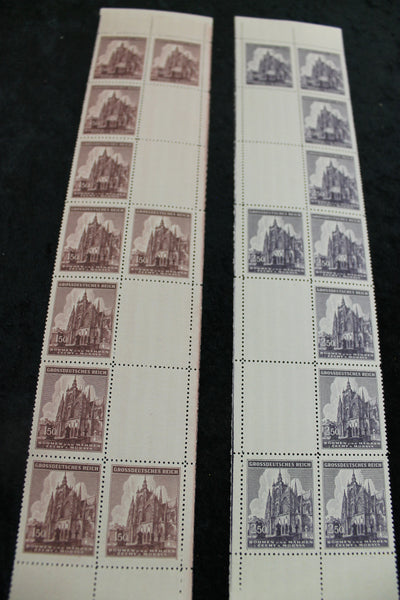 1939 - German Protectorate Stamp Blocks