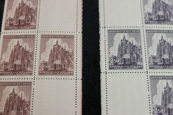 1939 - German Protectorate Stamp Blocks