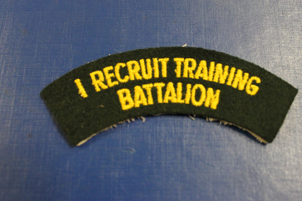 1 Recruit Training Battalion Shoulder Title