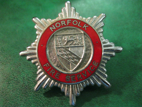 Norfolk Fire Service Cap Badge