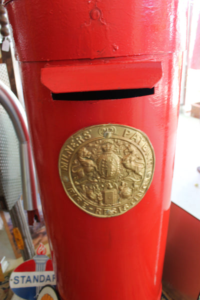 Red Pillar Mail Box