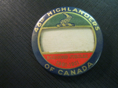 1951 - Canadian 48th Highlanders Badge