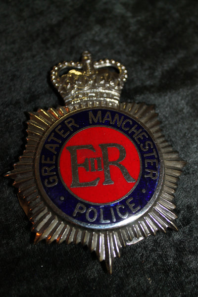 Greater Manchester Police Enamel Helmet Plate