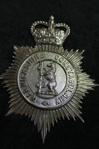 Warwickshire Constabulary Helmet Plate