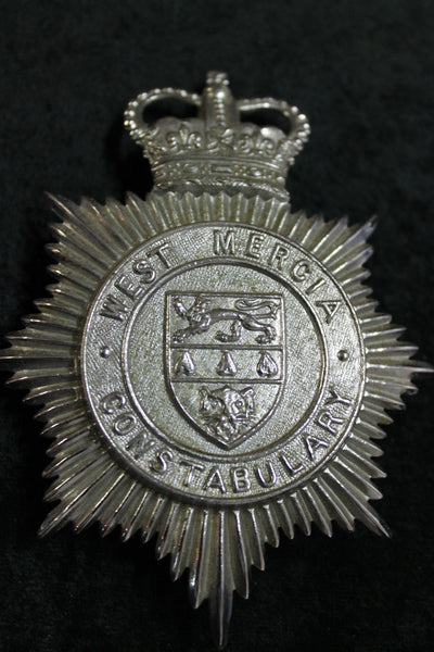 West Mercia Constabulary Helmet Plate