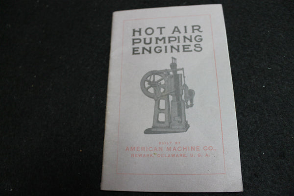 Hot Air Pumping Engines Catalogue