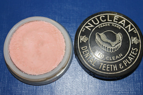 Scarce - " Nuclean " Bakelite Dental Cleaner Container