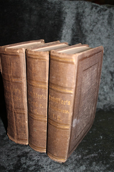 3 - Volumes of 1847-1858 Schiller's Works