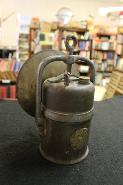 Vintage Carbide Coal Miner's Lamp