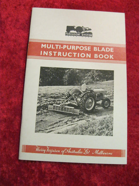 Ferguson Multi-Purpose Blade Instruction Book