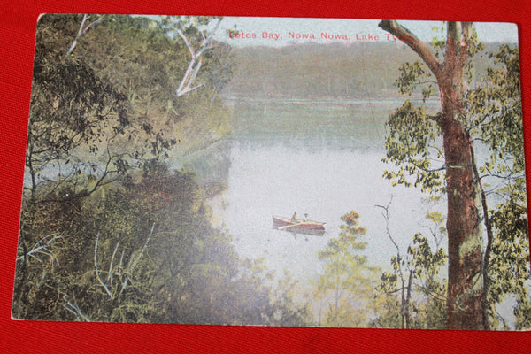 Lotos Bay , Nowa Nowa Lake Tyers Postcard