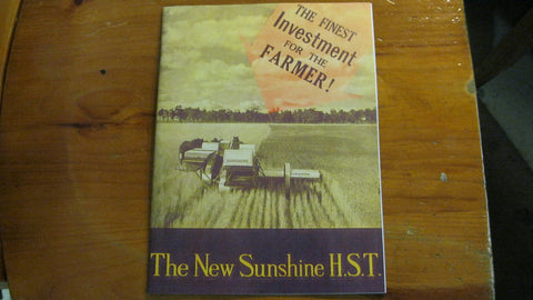 Sunshine Harvester Catalogue .
