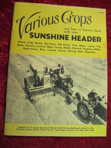 Sunshine Header Catalogue