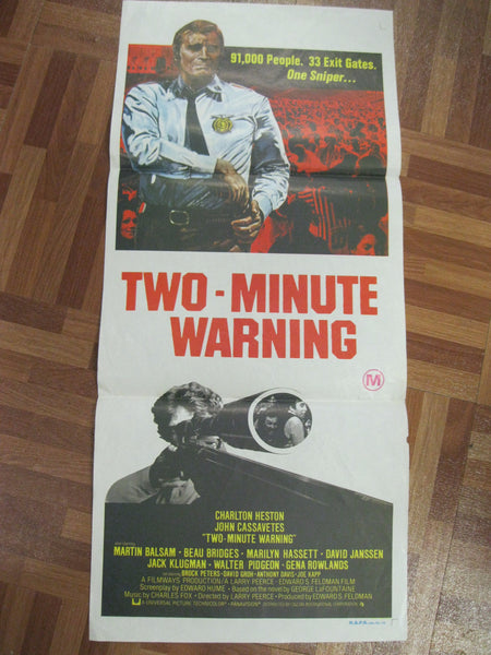 1976 - " Two Minute Warning " Day Bill Poster