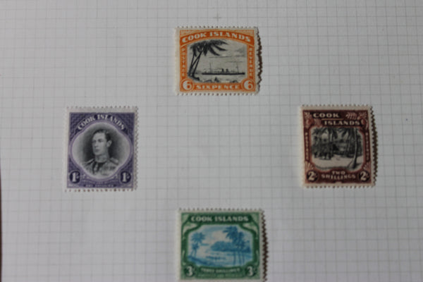 Pitcairn and Cook Island MH Stamps