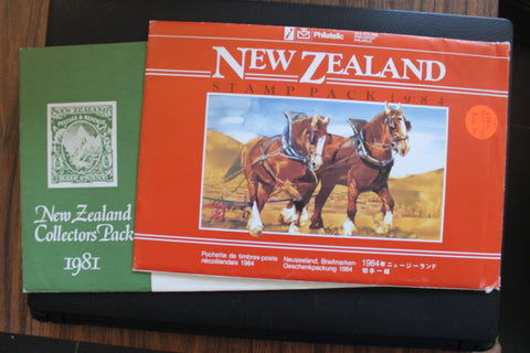 1981 and 1984 - NZ Stamp Packs