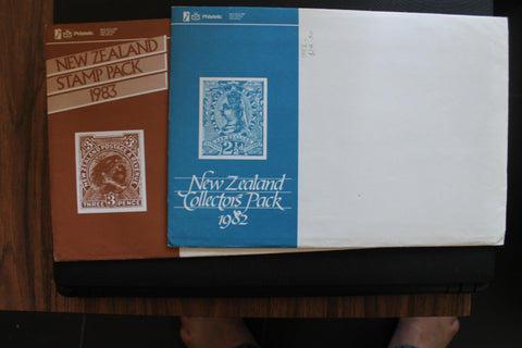 NZ - Stamp Packs  -  1982 and 1983