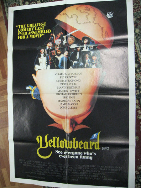 1983 - Australian " Yellowbeard " Poster