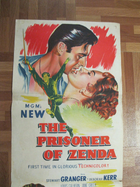 1952 " The Prisoner of Zenda " Australian Poster