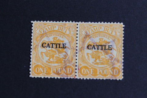 1950 - One Pound Cattle Duty Stamps