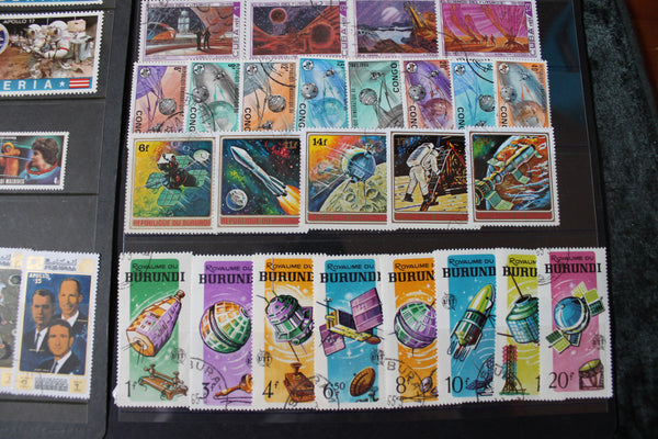 CTO & MUH Sets of Space Stamps