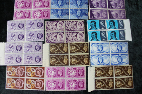 14 - Assorted UK Mint Blocks