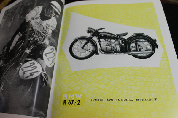 1950's - BMW Motorcycles Catalogue