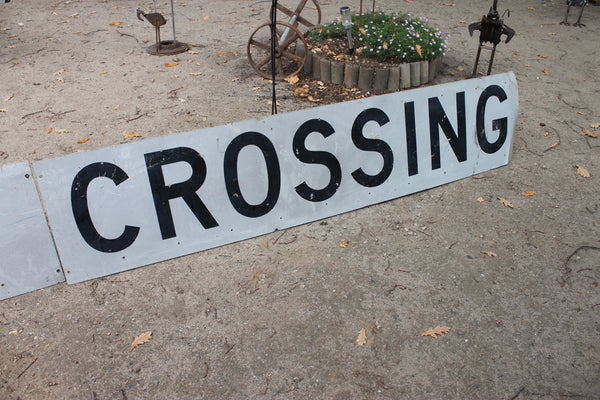 Very Large Railway Crossing Sign