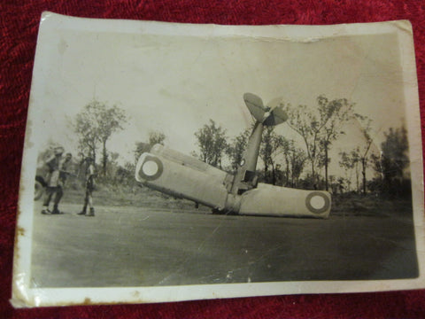 WW2 - Original Darwin Plane Crash Photo