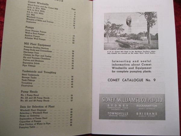 Comet Windmills Number Nine Catalogue