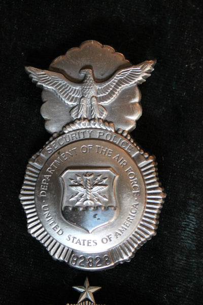 Dept of Air Force Security Police Badges