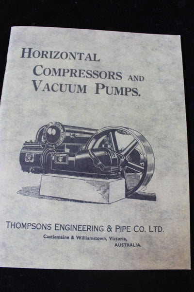 Horizontal Compressors and Vacuum Pumps - Thompson's Engineering