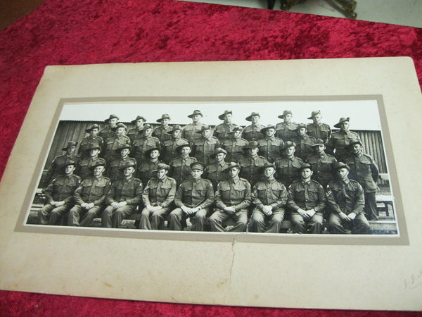 WW2 - 7th Reg Group Photo Taken Tasmania