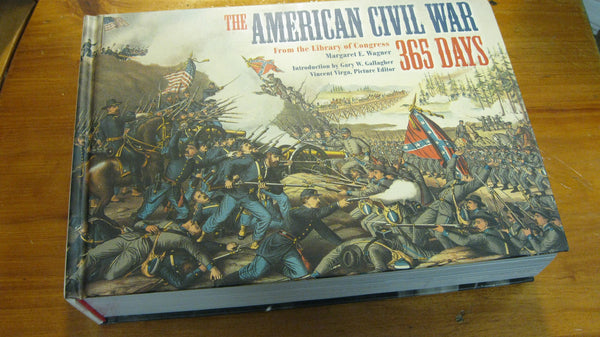 The American Civil War - 365 Days. Hardcover Book.