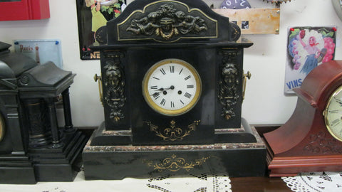 Large French Striking Mantle Clock
