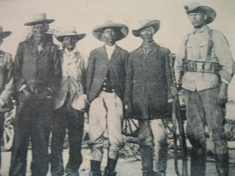 Boer War Hottenttots POW Post Card