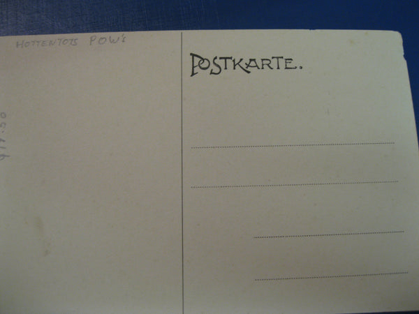 Boer War Hottenttots POW Post Card